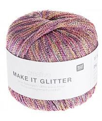 Pelote à tricoter Creative Make It Glitter - Rico Design 1 Multicolore