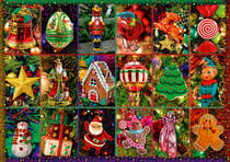 Puzzle 1000 pièces - Festive Ornaments - Bluebird Puzzle