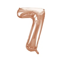Ballon Géant Chiffre 7 Rose Gold (86 cm)
