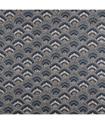Tissu coton menara de 150 cm de largeur Bleu vendu par 50 cm