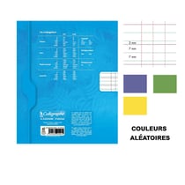 Cahier - 17x22(cm) - DL 2mm - 32 pages - couverture en carton - sans spirale - Clairefontaine - Calligraphe