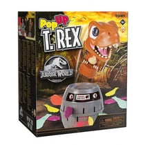 Pop up t rex jurassic world dinosaure - tonneau fous rires - tomy - jeu enfant