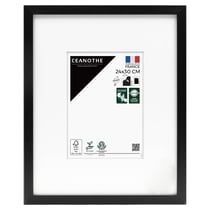 Cadre photo Wild noir 24x30 cm avec passe-partout 13x18 cm