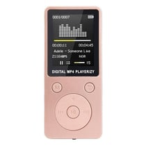 Lecteur Mp4 MP3 Écran 1.8 Pouce Baladeur Enregistreur Fm Radio Micro SD Rose