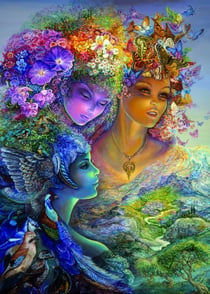 Puzzle 500 pièces - Josephine Wall - The Three Graces - Grafika