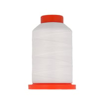 Bobine fil mousse polyester 1000m fabriqué en France pour surjeteuse Blanc