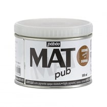 Peinture acrylique - Extra mate - Sienne naturelle - Pébéo - Mat Pub - 500ml