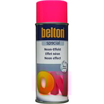 Bombe de peinture - Effet néon fluorescente - Rose fluo - Tous supports - Belton - 400ml