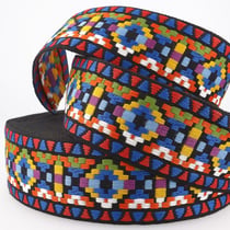 Film 20m galon jacquard géométrique multicoloree