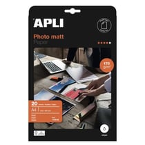 Papier Mat Dble Face 170G.20  Feuilles