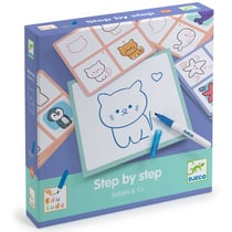 Apprendre à dessiner Step by step Babies & Co - Djeco