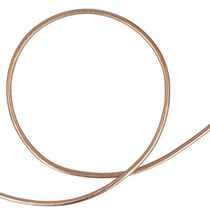 Bobine Cordon simili métal Rose doré