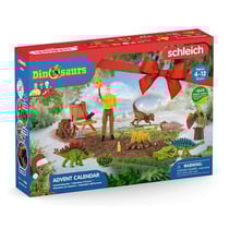 Calendrier de l'avent dinosaures noel 2022 - schleich - 98644 - figurines jurassic