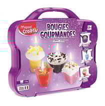Mallette bougies gourmandes, desserts - maped creativ - j45033 - kit creation