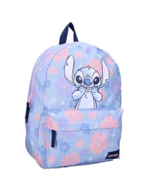 mybagstory - Sac à Dos Lilo & Stitch - Floral Hawaïen Bleu - 39 cm