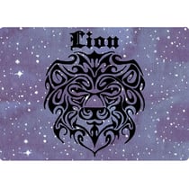 Tapis de souris signe du zodiaque Lion 27 x 19 cm