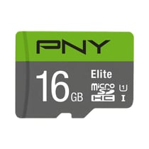 PNY Carte Mémoire MicroSD 100 Mb/s Elite Performance Class 10 16GB Gris