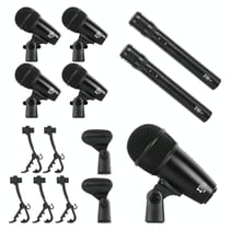 Kit Microphone Dynamique 7 Pièces Pour Batterie Et Instruments Avec Installation Facile YONIS