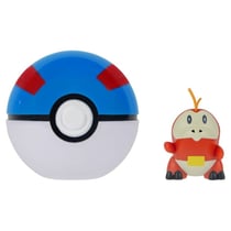 Pokémon - Figurine Clip 'n' Go Chochodile & Super Ball - Jazwares