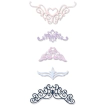 Matrices de découpe - Coins décoratifs - 5 dies Thinlits - Sizzix