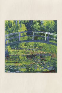 Kit Broderie Point de Croix Le Bassins Aux Nymphéas Monet