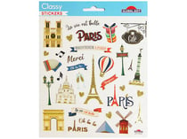 Autocollants - Paris - Dorures et paillettes