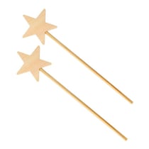 2 baguettes magiques en bois 23 cm