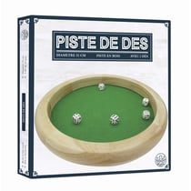Piste de des en bois - 5 des - Wilson Jeux