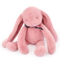 Peluche Lapin Méloé rosée 37 cm