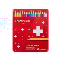 Boite de 18 crayons de couleur aquarellables - Caran d'Ache