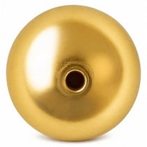 Perles en plastique - Doré - 10 mm - 22 pièces