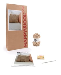 Kit Crochet Housse de Coussin Calgary LIN TU