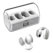 Ecouteurs Bluetooth Conduction Sonore Avec Affichage Digital Etanche Noir Blanc YONIS