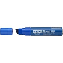 Marqueur - Bleu - Indélébile - Permanent - Pointe biseautée large - Pentel Pen N50XL