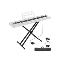 LALAHO - GPP-105 - Piano numérique - 88 touches - Bluetooth MIDI - Blanc