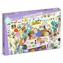 Puzzle d'observation 54 pièces La fête d'anniversaire - Djeco
