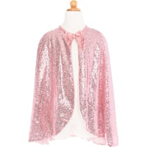 Cape à Sequins Rose Taille 5-6 ans