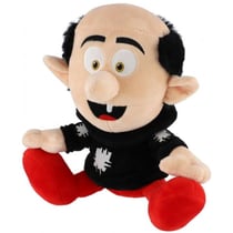 Peluche gargamel 33 cm - doudou licence : collection schtroump