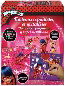 Tableau a pailleter et metalliser Miraculous Ladybug