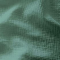 Tissu Double gaze uni Eucalyptus