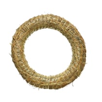 Couronne de Noël Nature (30 cm) - Paille