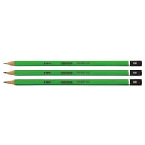 Crayon graphite BIC Critérium 550 - Mine HB - Hexagonal - Bois - Lot de 3