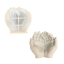 Moule en silicone 15,8cm x 14,8cm x 6,8cm - Mains ensemble