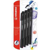 Feutres - STABILO pointMax - Pointe moyenne - Noir - Lot de 4 feutres