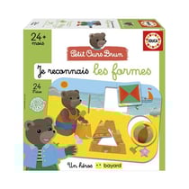 Jeu couleur et forme Educa Petit Ours Brun Je reconnais les formes
