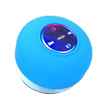 Enceinte Waterproof Bluetooth Portable Avec Ventouse Et Couleurs Éblouissantes Bleu YONIS