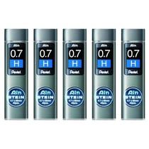 Mine de rechange PENTEL - AIN STEIN C277 - 0,7 mm - Dureté H - Lot de 5 étuis