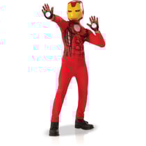 Déguisement Classique Iron Man + Gants Taille 7-8 ans