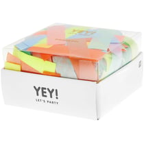 Confettis multicolores rectangulaires 6 x 1,5 cm