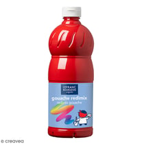 Gouache liquide Lefranc Bourgois Redimix - 1L - Rouge primaire